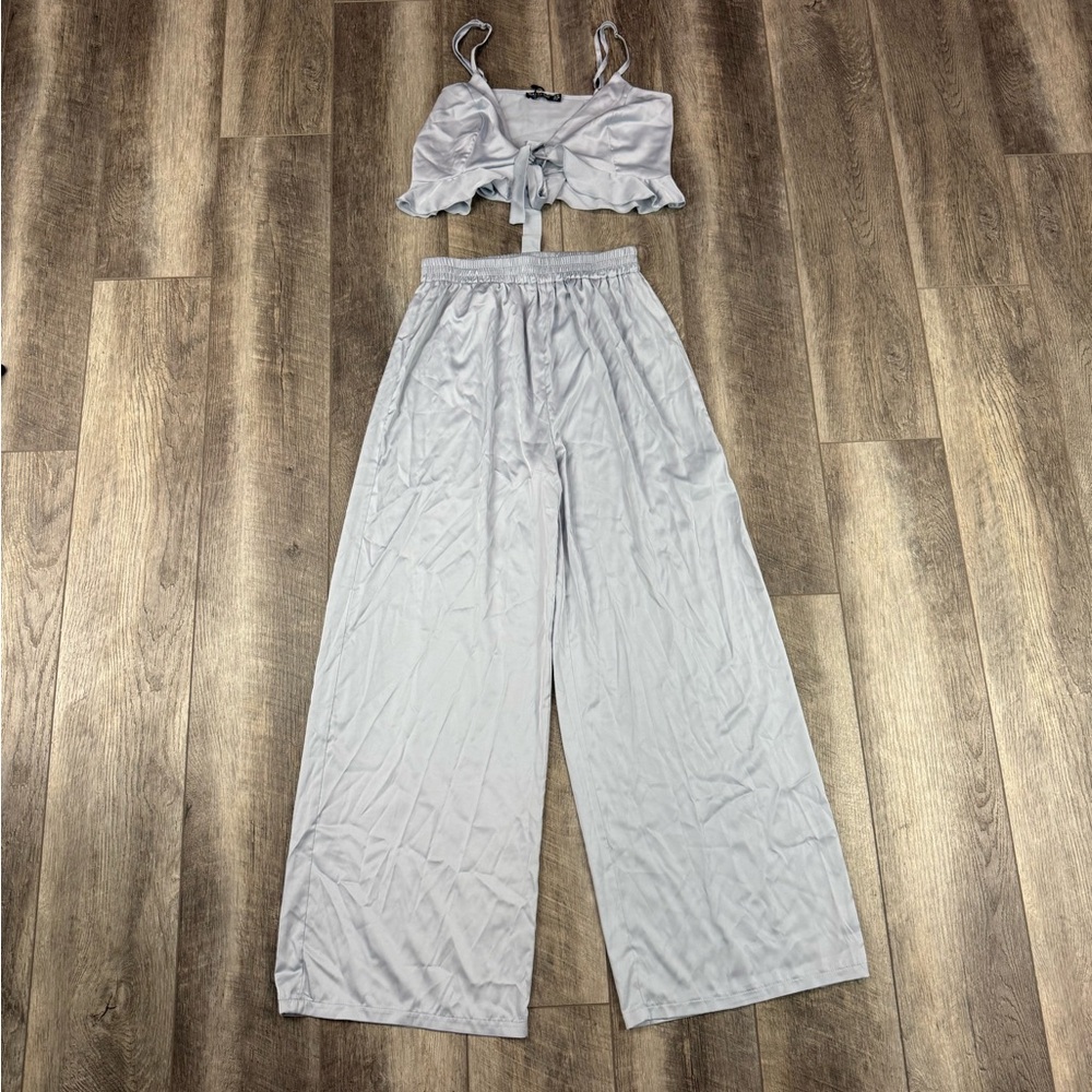 Nasty Gal Blue PJ Set‎